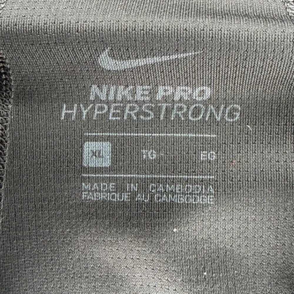 Nike Pro Hyperstrong Padded‎ Football Compression Shirt Black XL AQ2733-010